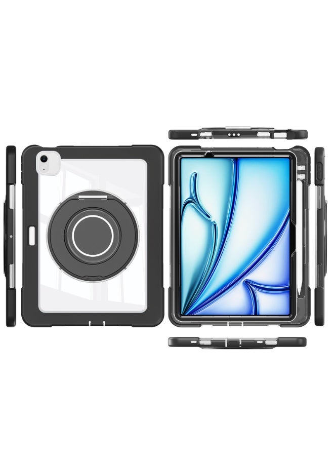 for iPad Air M2/M3 Case (2024/2025) 11 Inch, 360 Rotating Stand, Heavy Duty Rugged Shockproof, Full Body Protective Cover with Pencil Holder, Anti-Scratch Back Case for iPad Air 6th/7th - Image 5
